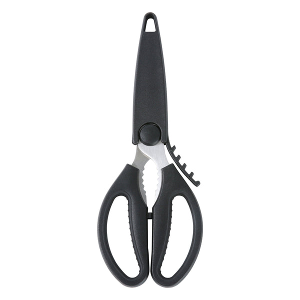 Mainstays Black Handle Stainless Steel Multi-Purpose Kitchen Shears with Black Grip 1 Each